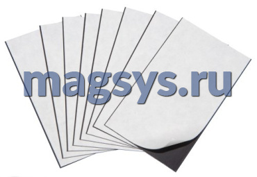 Магнитный лист 0.25 мм с клеевым слоем 620х1000 мм