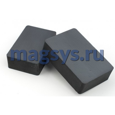 Магнит феррит  блок 20х15х12 мм