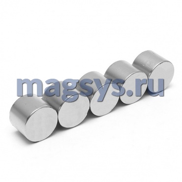 Магнит неодимовый диск 30х30 мм N38 никель