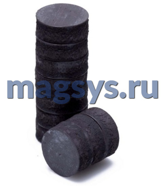 Магнит феррит диск 30х3 мм