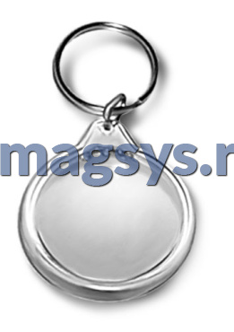 Акриловый брелок Круглый Д40  мм