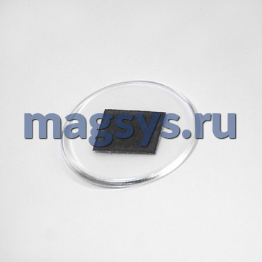 Акриловая заготовка круглая Д 72 мм с тиснением золотом