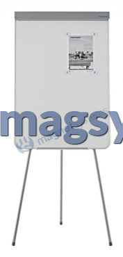 Флипчарт Junior Plus.680х980мм.серебристый/белый