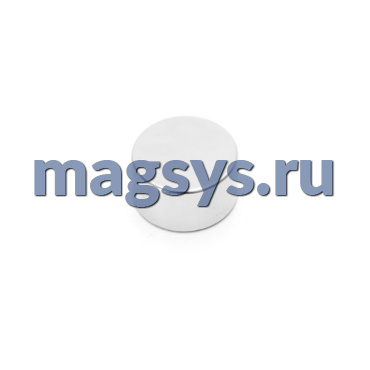 Магнит неодимовый диск 10х5 мм N35 никель