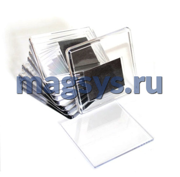 Акриловая заготовка 65х65 мм магнит