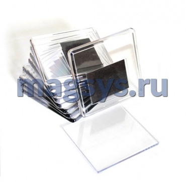 Акриловая заготовка 65х65 мм магнит