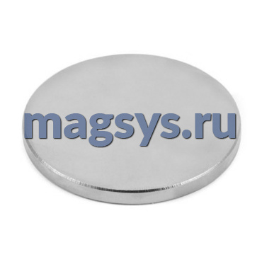Магнит неодимовый диск 12х1.5 мм N35 цинк