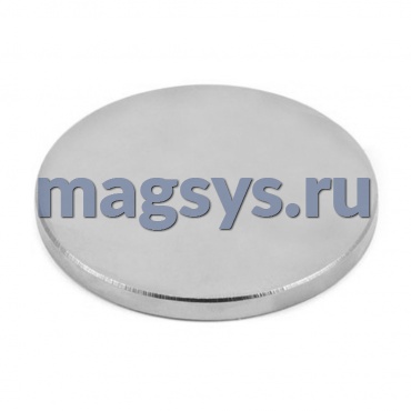 Магнит неодимовый диск 12х1.5 мм N35 цинк
