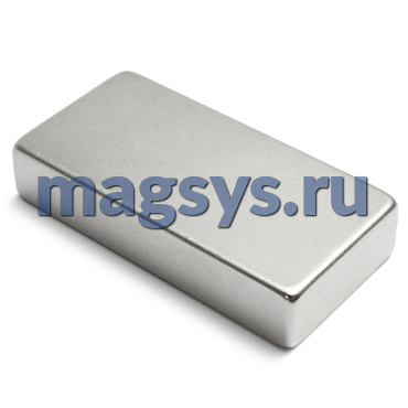 Магнит Самарий - Кобальт (SmCo) 30х16х6 мм S30B Блок