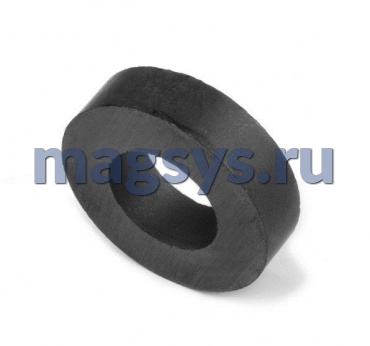 Магнит феррит  кольцо 45х22х9 мм