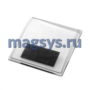 Акриловая заготовка 100х100 мм магнит