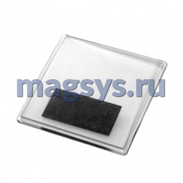 Акриловая заготовка 100х100 мм магнит