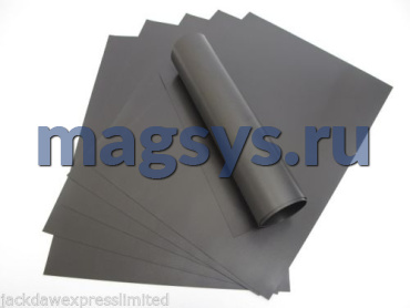 Магнитный лист 0.4 мм без покрытия 620х1000 мм