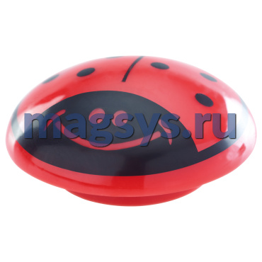 Магниты "Божья коровка" d=30мм 6шт. красные с черным.