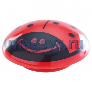 Магниты "Божья коровка" d=30мм 6шт. красные с черным.
