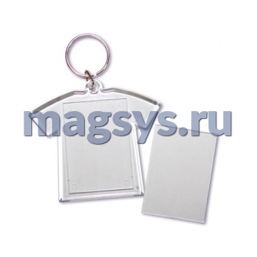 Заготовка акрилового брелка. футболка