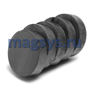 Магнит феррит  диск 14х4 мм